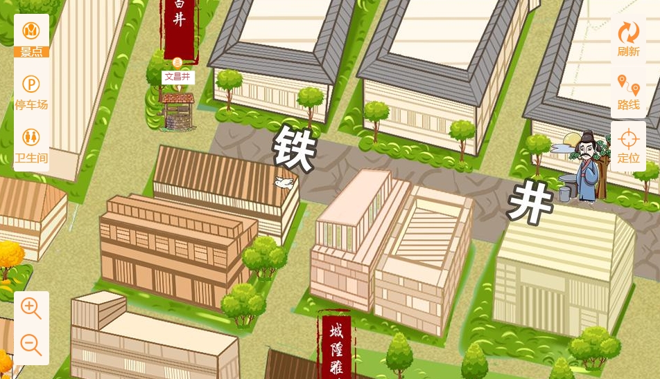 洪洞智慧景区：手绘地图与语音导览的完美融合